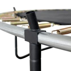 Aga SPORT EXCLUSIVE Trampolína 366 cm Černá + ochranná síť + žebřík