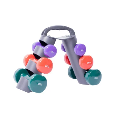 Aga Stojan s aerobic činkami 12kg (VÝPRODEJ)