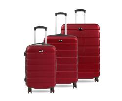 Aga Travel MR4650 červená sada 3 cestovních kufrů