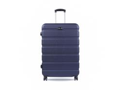 Aga Travel MR4650 L modrý cestovní kufr - prasklý (VÝPRODEJ)