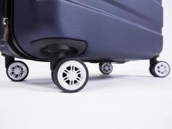 Aga Travel MR4650 L modrý cestovný kufor - prasknutý (VÝPREDAJ)