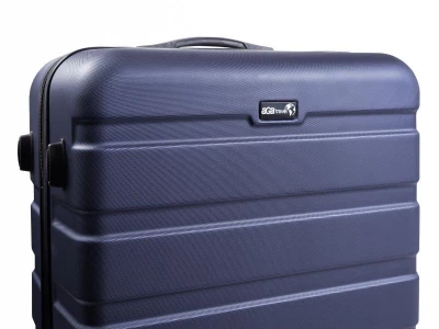 Aga Travel MR4650 L modrý cestovní kufr - prasklý (VÝPRODEJ)