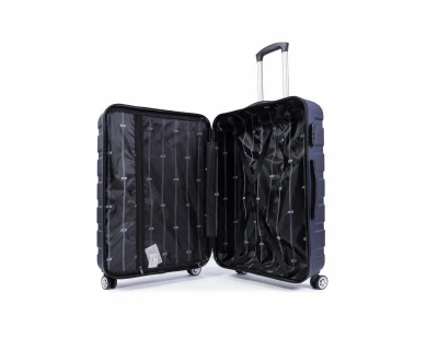 Aga Travel MR4650 L modrý cestovní kufr - prasklý (VÝPRODEJ)