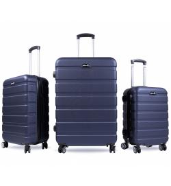 Aga Travel MR4650 modrá sada 3 cestovních kufrů