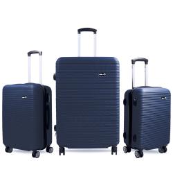 Aga Travel MR4651 tmavě modrá sada 3 cestovních kufrů