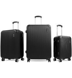 Aga Travel MR4652 čierna sada 3 cestovných kufrov
