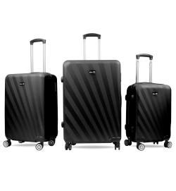 Aga Travel MR4653 čierna sada 3 cestovných kufrov