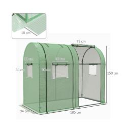 Aga Zahradní fóliovník 185x94x150 cm