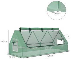 Aga Zahradní fóliovník 240x90x90 cm