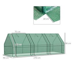 Aga Zahradní fóliovník 270x90x90 cm