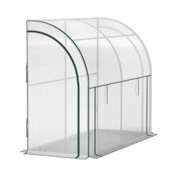 Aga Zahradní fóliovník ke stěně 200x80x157 cm