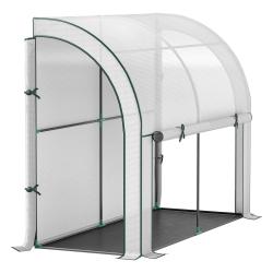 Aga Zahradní fóliovník ke stěně 200x80x157 cm