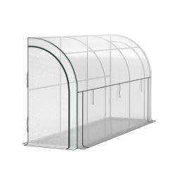 Aga Zahradní fóliovník ke stěně 300x80x157 cm