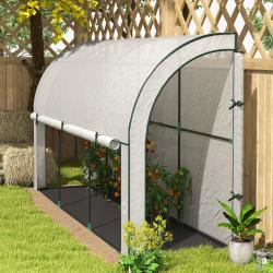 Aga Zahradní fóliovník ke stěně 300x80x157 cm