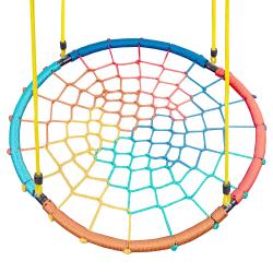 Aga Závěsný houpací kruh 100 cm Čtyřbarevný