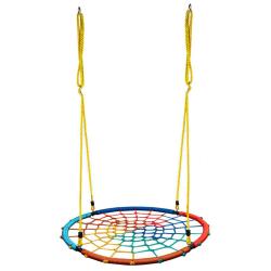 Aga Závěsný houpací kruh 120 cm Čtyřbarevný (VÝPRODEJ)