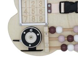 Aga4Kids Montessori dřevěná tabule Medvěd (VÝPRODEJ)