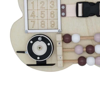 Aga4Kids Montessori dřevěná tabule Medvěd (VÝPRODEJ)