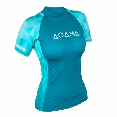 Agama Dámské lycrové triko AQUA LADY, krátký rukáv Agama Dámské lycrové triko AQUA LADY, krátký rukáv