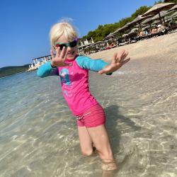 Agama Detské lycrové tričko LITTLE MERMAID