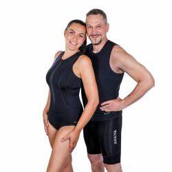 Agama Neoprenové kalhoty na cvičení EASY Fitness