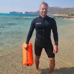 Agama Plavecká bójka a suchý vak SWIM PRO 28 L