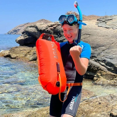 Agama Plavecká bójka a suchý vak SWIM PRO 28 L