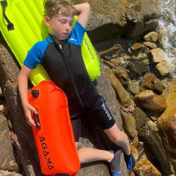 Agama Plavecká bójka a suchý vak SWIM PRO 28 L