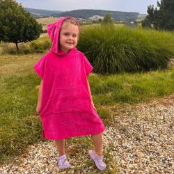 Agama Pončo COTTON PREMIUM KID pro děti POUZE aqua (VÝPRODEJ)