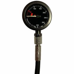 Agama TECH Manometer BLACK 300 bar