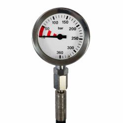 Agama TECH Manometr SILVER 300 bar