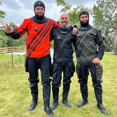 Agama TECH černý suchý trilaminátový oblek