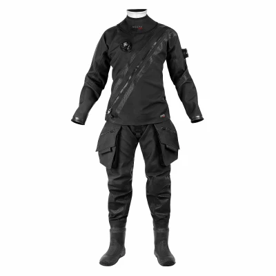 Agama TECH LADY černý dámský suchý trilaminátový oblek