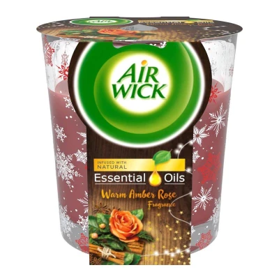 Airwick Svíčka 105g Jantarová růže Airwick Svíčka 105g Jantarová růže