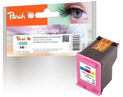 Peach Akce!!! kompatibilní cartridge HP F6U65A, No 302, color, 7.5ml Peach Akce!!! kompatibilní cartridge HP F6U65A, No 302, color, 7.5ml