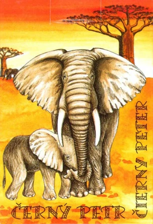 Akim HRA Karetní Černý Petr Safari (společenská hra)