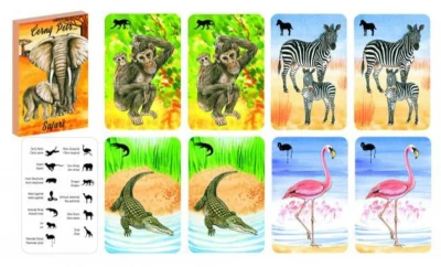 Akim HRA Karetní Černý Petr Safari (společenská hra)