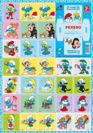 Akim Hra Pexeso Šmoulové (společenská hra) Akim Hra Pexeso Šmoulové (společenská hra)