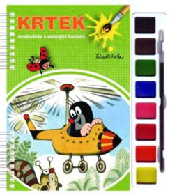 Akim Omalovánky set s barvami a štětcem Krtek (Krteček) 2