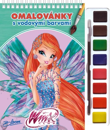 Akim Omalovánky set s barvami a štětcem WinX Club Akim Omalovánky set s barvami a štětcem WinX Club