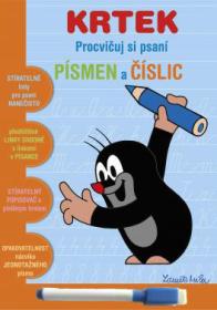 Akim Psaní písmen a číslic Krtek (Krteček) stíratelný sešit s popisovačem 2 Akim Psaní písmen a číslic Krtek (Krteček) stíratelný sešit s popisovačem 2