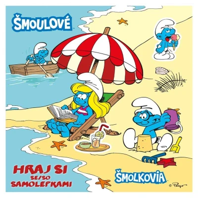 Akim Samolepkové obrázkové album nalep znovu Šmoula Akim Samolepkové obrázkové album nalep znovu Šmoula