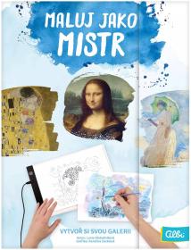 Albi AALBI SCIENCE Maluj jako mistr Kreativní set s barvami a LED tabulkou USB