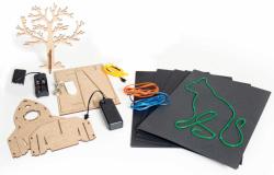 Albi Crafts Neonové obrázky kreativní set na baterie Světlo v krabici