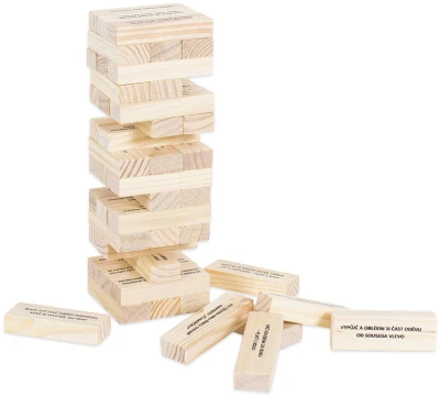 Albi DŘEVO HRA Párty věž jenga 2026 pro dospělé (společenská hra)