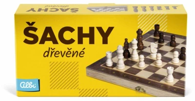 Albi DŘEVO Hra Šachy dřevěné skládací (společenská hra)