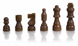 Albi DŘEVO Hra Šachy dřevěné skládací (společenská hra)