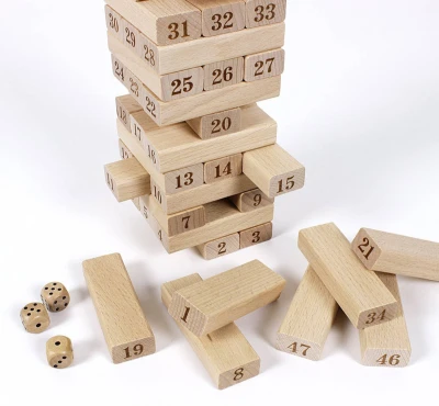 Albi DŘEVO HRA Věž jenga s čísly (společenská hra)