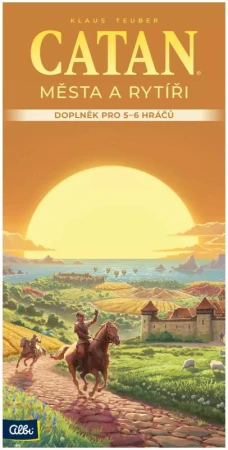 Albi HRA Catan Města a rytíři rozšíření pro 5-6 hráčů (společenská hra)