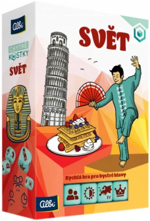 Albi HRA Chytré kostky Svět (společenská hra)